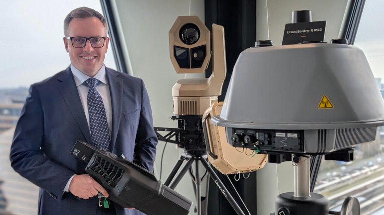 Droneshield Chief Product Officer Angus Bean.