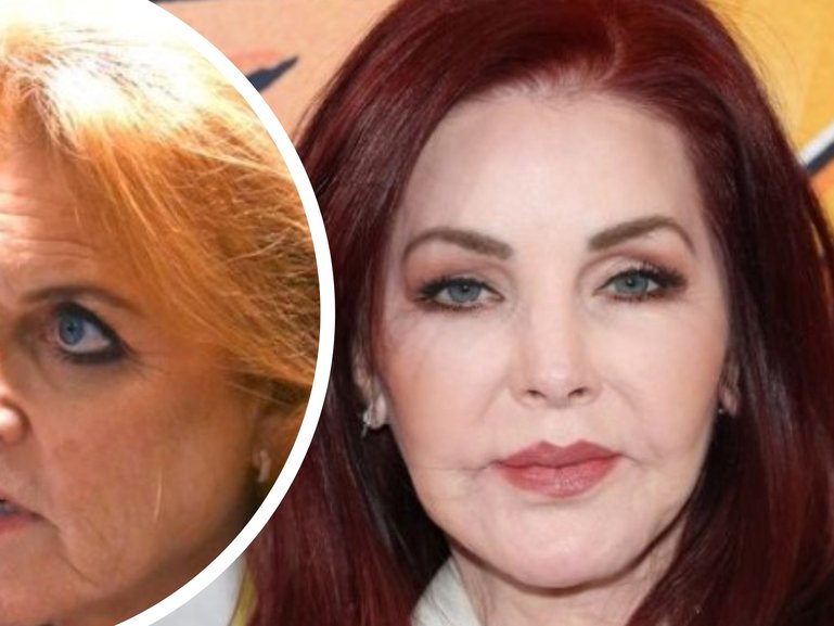 A spokesperson for Priscilla Presley has shut down rumours that Sarah Ferguson has been staying with her.

