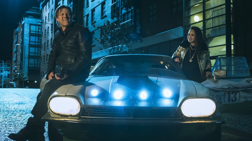Sean Bean and Rose Williams in Curfew.