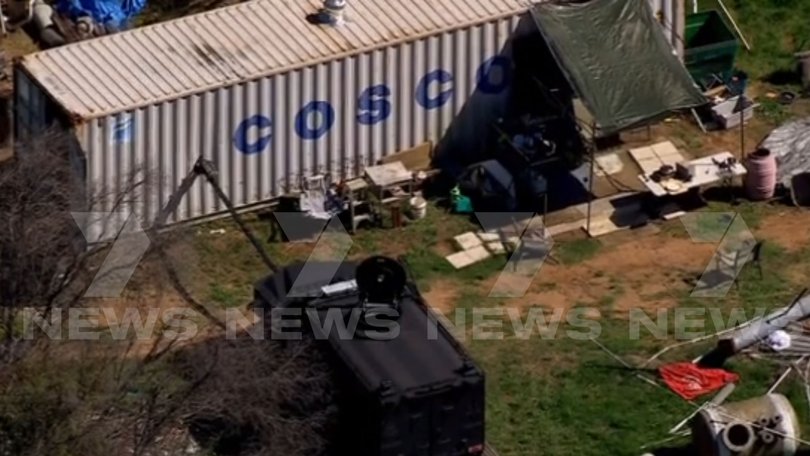 The property where Dezi was found by police.