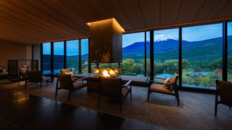 
This new, design-led property at the foot of Japan’s highest (and most elusive) peak invites you to downshift and not look up.
