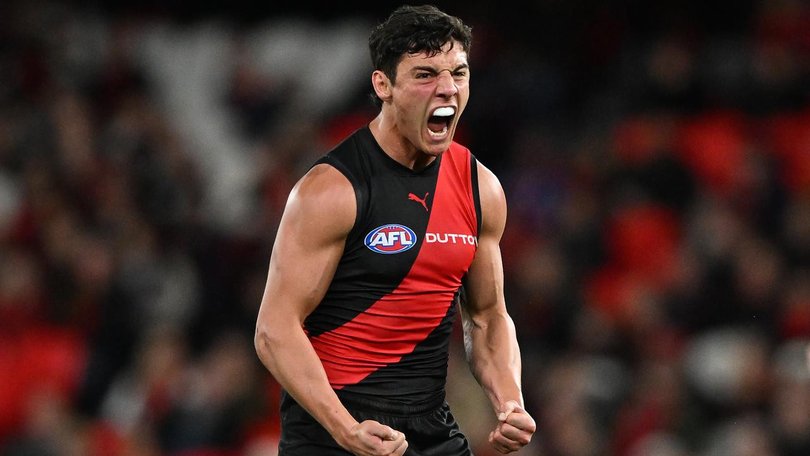 Jye Caldwell believes the winless Bombers will bring plenty of fire to the Anzac Day clash. (James Ross/AAP PHOTOS)