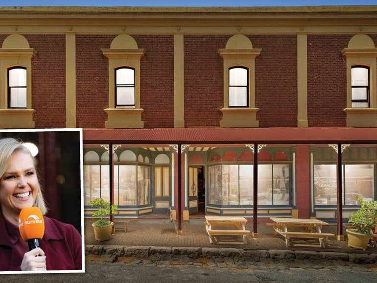 Sunrise television host Edwina Bartholomew has expanded her business portfolio in the Central West Town of Carcoar./Facebook