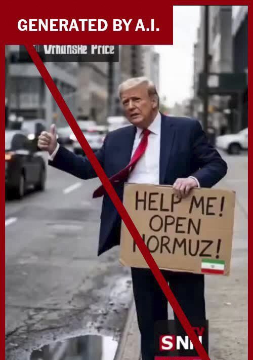 An AI-fabricated video shared by the Iranian state network SSN TV ridiculing Donald Trump’s inability to persuade American allies to join the military campaign against Tehran.