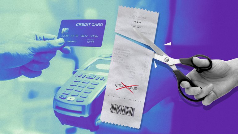 Credit card surcharges will be cut on October 1.