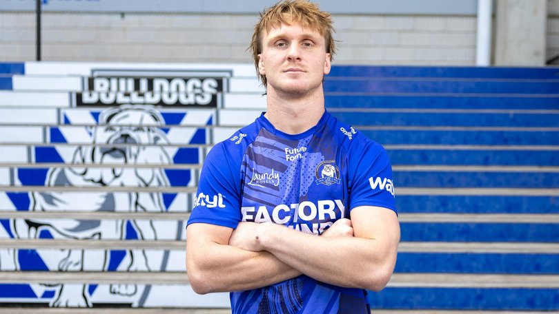 Jacob Preston has been backed to make his State of Origin debut this year after a dominant start on the edge for the Bulldogs. Picture: Thomas Lisson