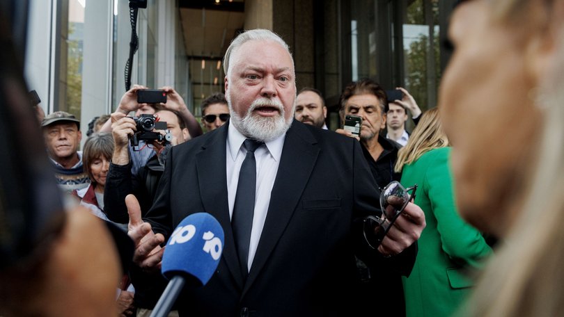 Kyle Sandilands leaving court last week.