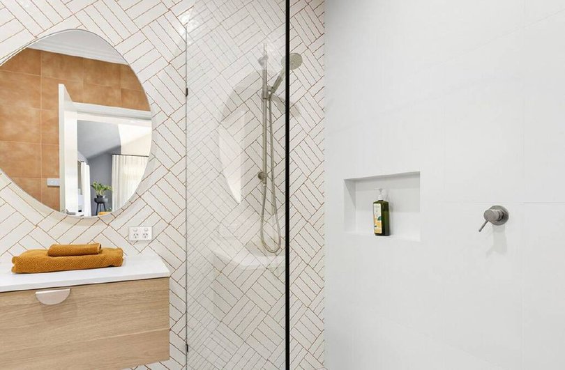 One of the three bathrooms.