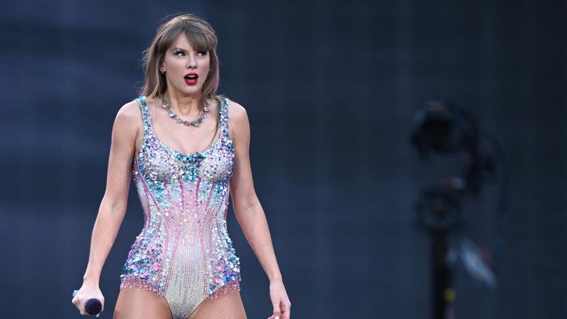 Taylor Swift is accused of breaching trademark with the aesthetics of her album Life of a Showgirl.