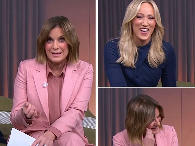 Kylie Gillies has made an unfortunate error while presenting on The Morning Show.