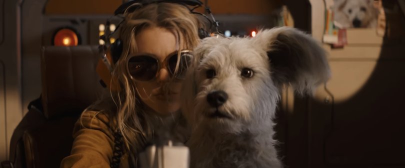 Supergirl and Krypto.