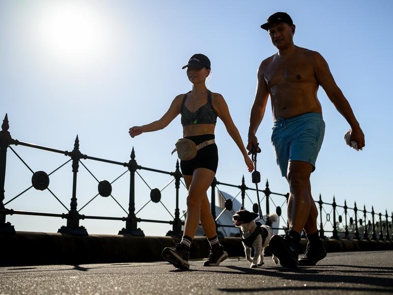 Getting into the sun helps your body adjust. 