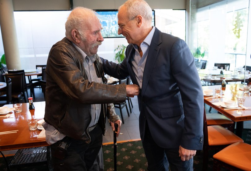 Decades later, Jack Karlson met with Seven’s Chris Reason at the same restaurant. 