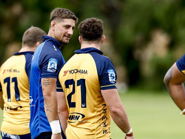 Former NRL star Zac Lomax has been named on the bench for the Western Force against the Reds. (David Woodley/AAP PHOTOS)