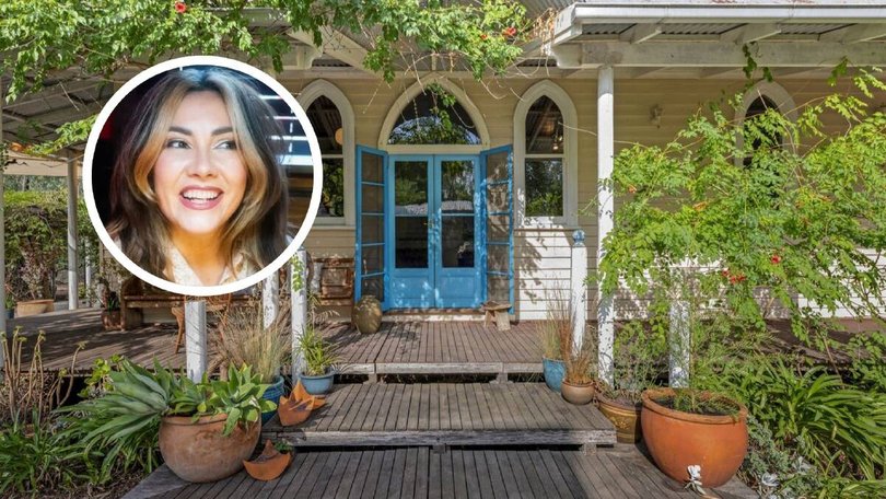 Ms Hooper recorded her solo album Small Town Temple at the property. Pic: Elders/Instagram.