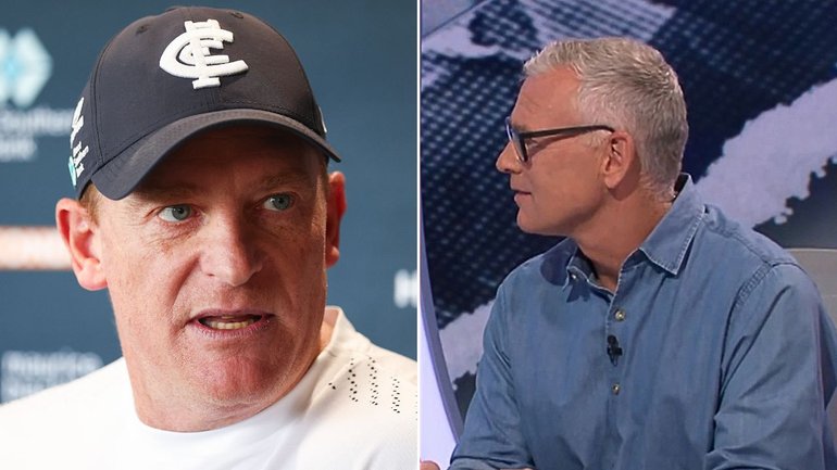 Adam Simpson has not completely shut the door on coaching Carlton in the future.