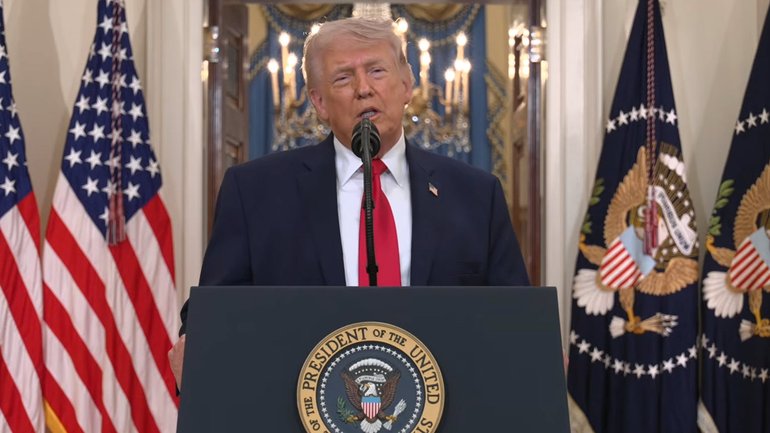 US President Donald Trump delivers an Address to the Nation, Apr. 1, 2026