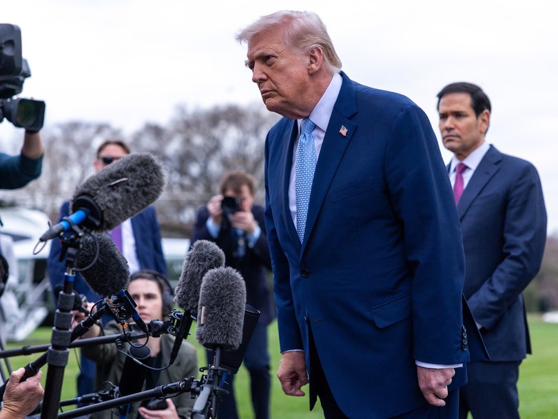 US President Donald Trump in Washington.