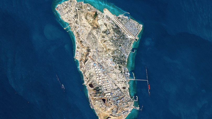 Kharg Island is an export terminal for 90 per cent of Iran’s oil.