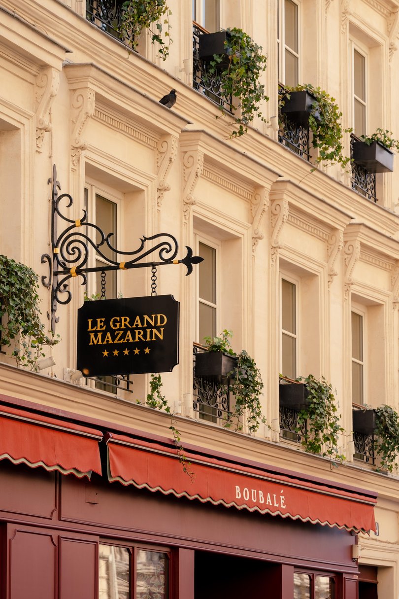 Le Grand Mazarin’s beautiful exterior.