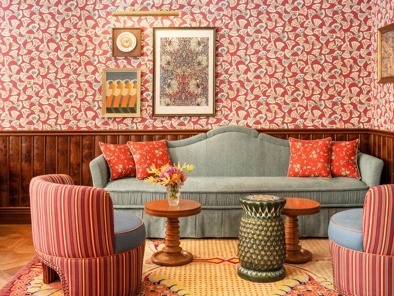 The stunning interior of Le Grand Mazarin.