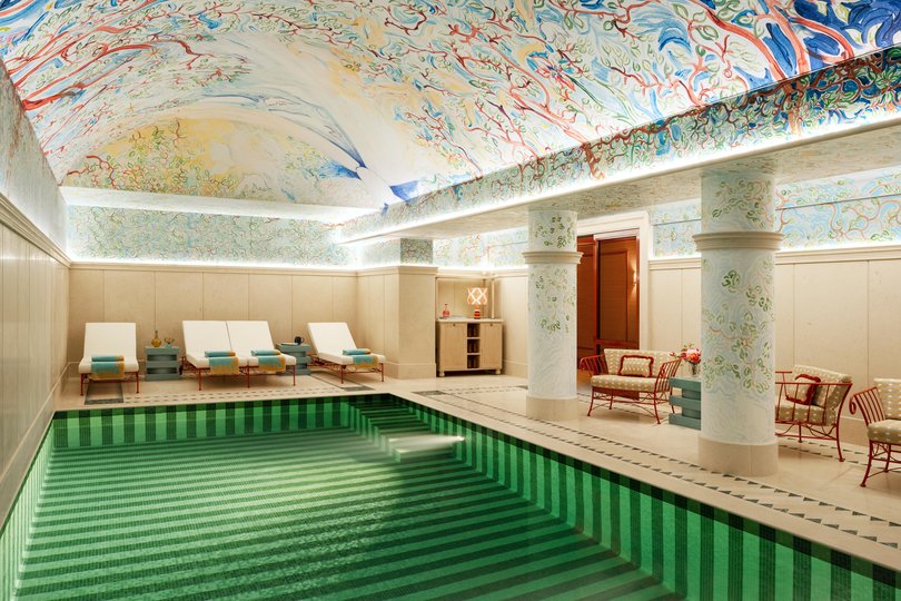 Le Grand Mazarin’s breath-taking pool. 