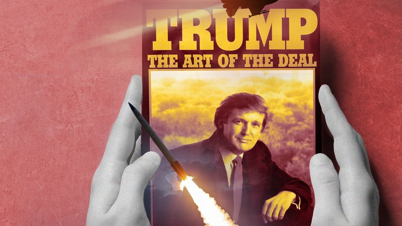 Trump’s war strategy appears to come straight from his playbook.