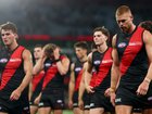 MELBOURNE, AUSTRALIA - MARCH 28: Peter Wright of the Bombers looks dejected after losing the round three AFL match between Essendon Bombers and North Melbourne Kangaroos at Marvel Stadium, on March 28, 2026, in Melbourne, Australia. (Photo by Josh Chadwick/Getty Images)