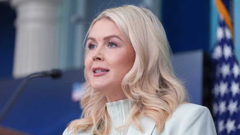 White House press secretary Karoline Leavitt.