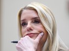 Pam Bondi will move to a "new job in the private sector," US President Donald Trump says. (AP PHOTO)