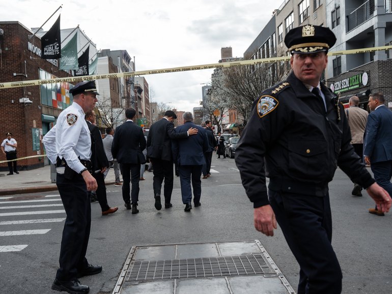 A seven-month-old baby has died after being shot in New York. 