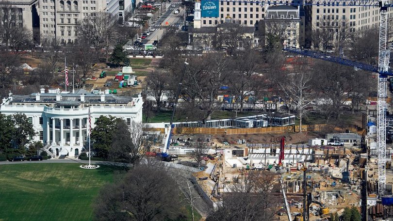 The US National Capital Planning Commission has approved construction of Donald Trump's ballroom. (AP PHOTO)