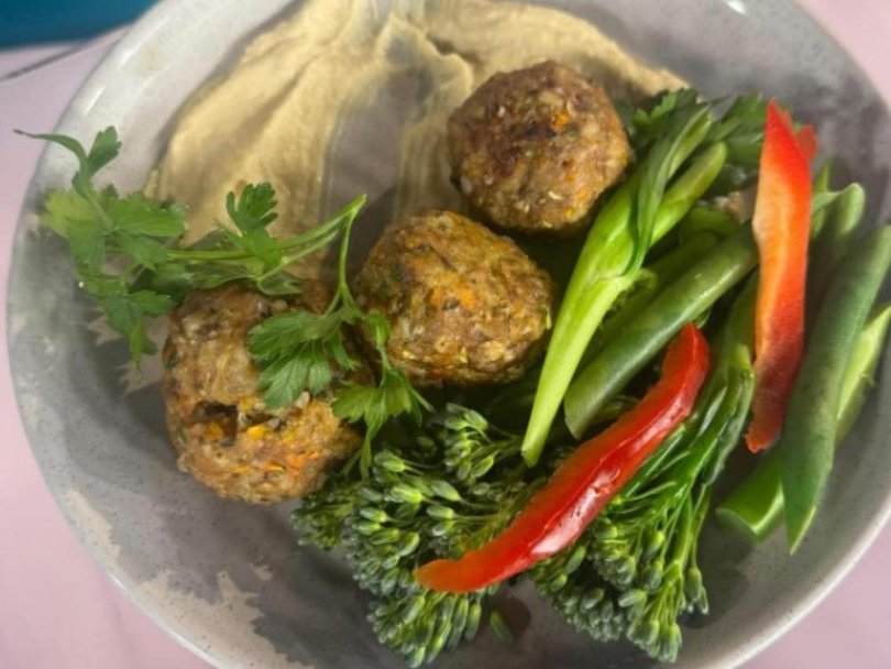 Iron-Rich Lamb and Veggie Balls.