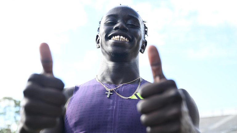 Don't burden Gout Gout with Usain Bolt comparisons, says US sprint star Christian Coleman.