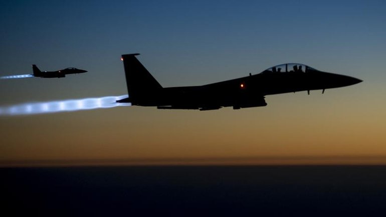 Two US officials say an F-15E fighter jet has been shot down over Iran. (AP PHOTO)