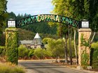 The entrance to the Francis Ford Coppola Winery.