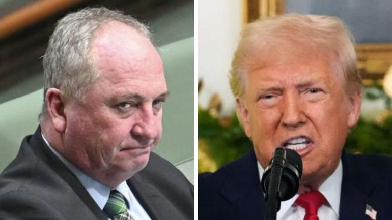 Barnaby Joyce has issued a stark warning for Australia after Donald Trump’s expletive-laden social media tirade overnight.