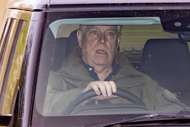 Andrew Mountbatten Windsor has been spotted driving on the Sandringham Estate on Easter Sunday. 
