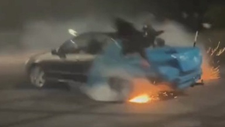 Police were aware of a hooning event on Saturday night.