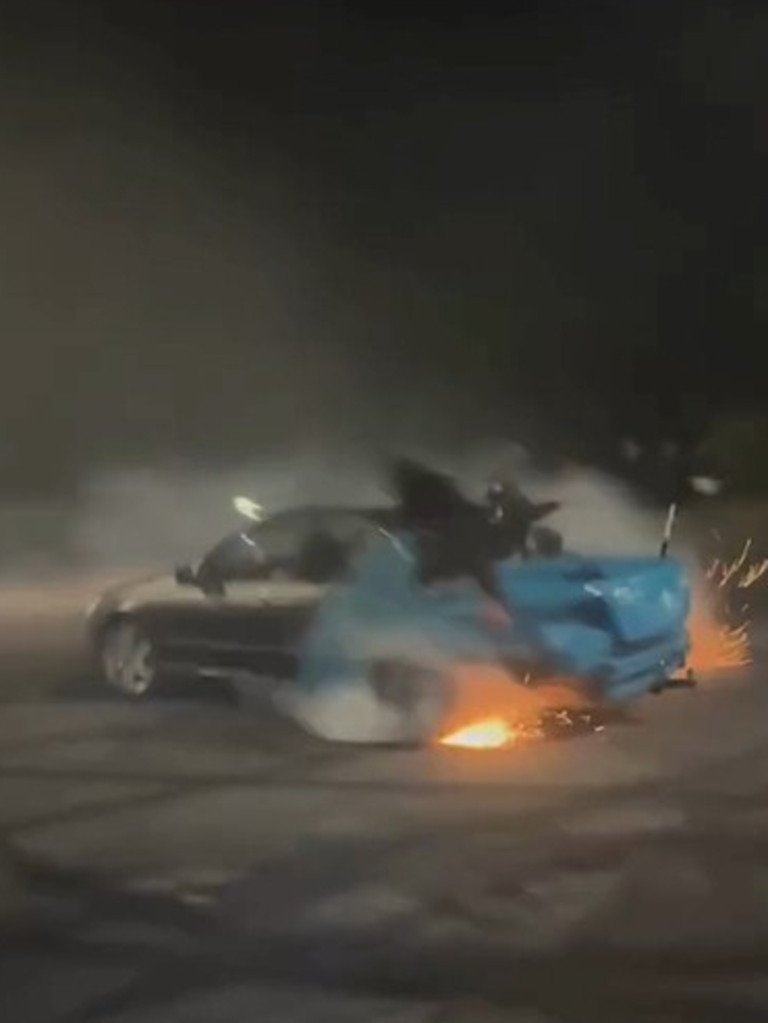 Police were aware of a hooning event on Saturday night. Picture: Supplied