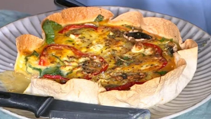 Katie Lolas shared the recipe for this frittata.