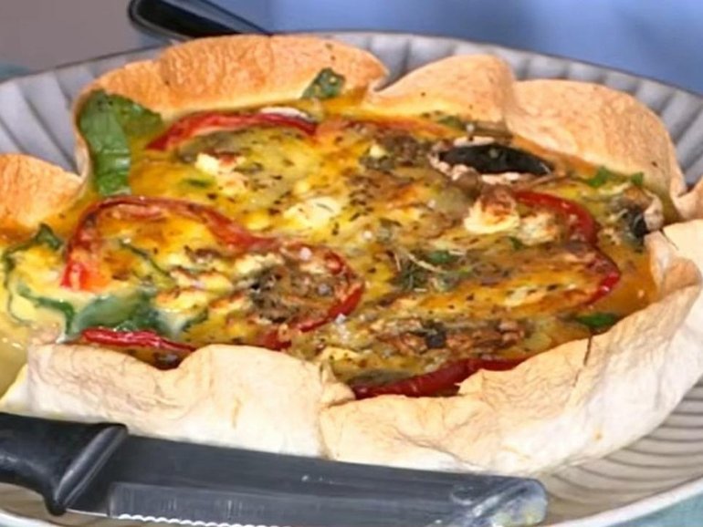 Katie Lolas shared the recipe for this frittata.