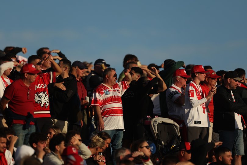 St George Illawarra’s fans booed them off Kogarah Oval.