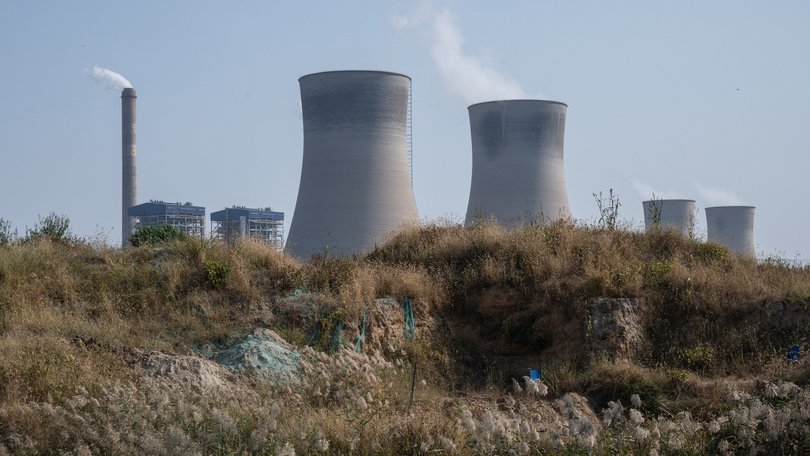A coal-fired power plant in Weifang, China.