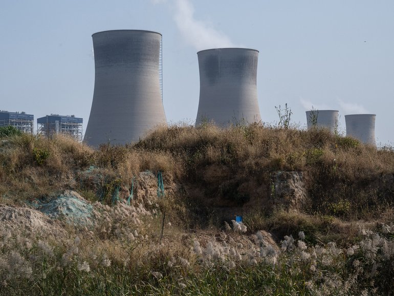 A coal-fired power plant in Weifang, China.