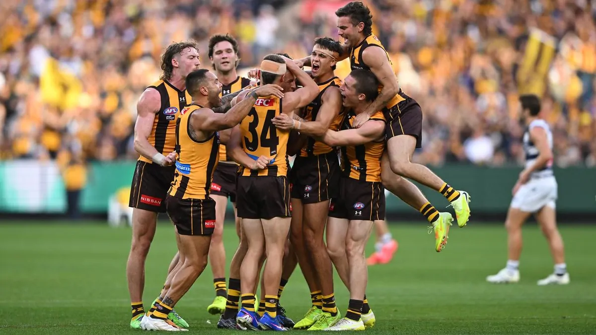 Hawthorn surge past Geelong to claim Easter Monday thriller Hawthorn surge past Geelong to claim Easter Monday thriller