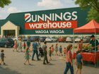 AI-generated image of Bunnings Wagga Wagga.