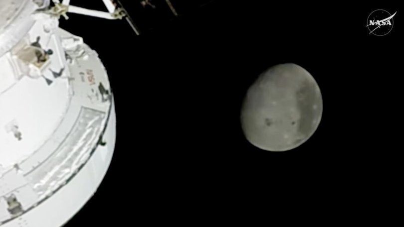 Astronauts on NASA's Orion spacecraft are on a mission to photograph the far side of the moon.