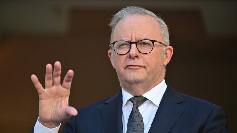Prime Minister Anthony Albanese on Tuesday. 