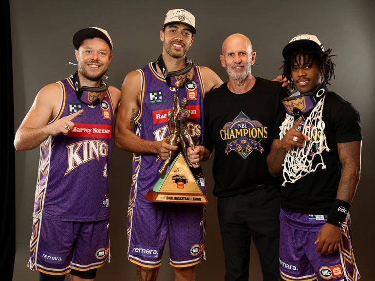 Brian Goorjian won his seventh NBL championship with Sydney Kings on Sunday.